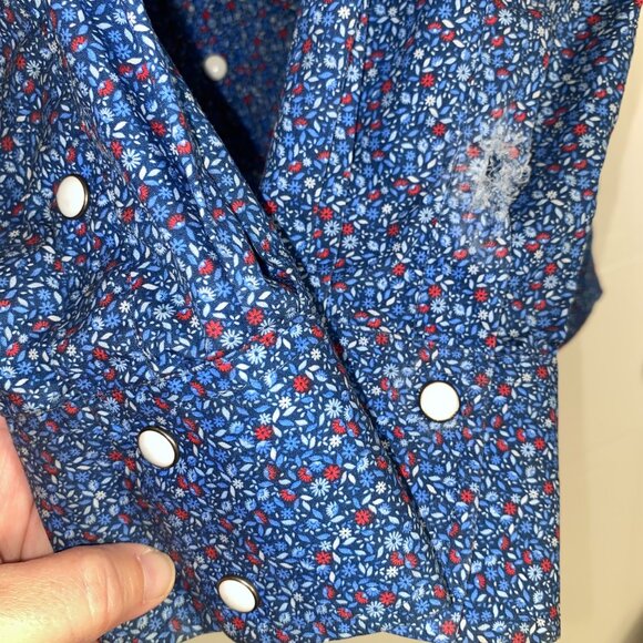 Men's Rock & Roll Denim Long Sleeve Western Shirt Small - Picture 6 of 8